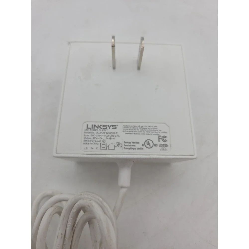 Genuine Linksys 2A 12V AC Power Adapter Velop Mesh Triband MU24A6120200-1A